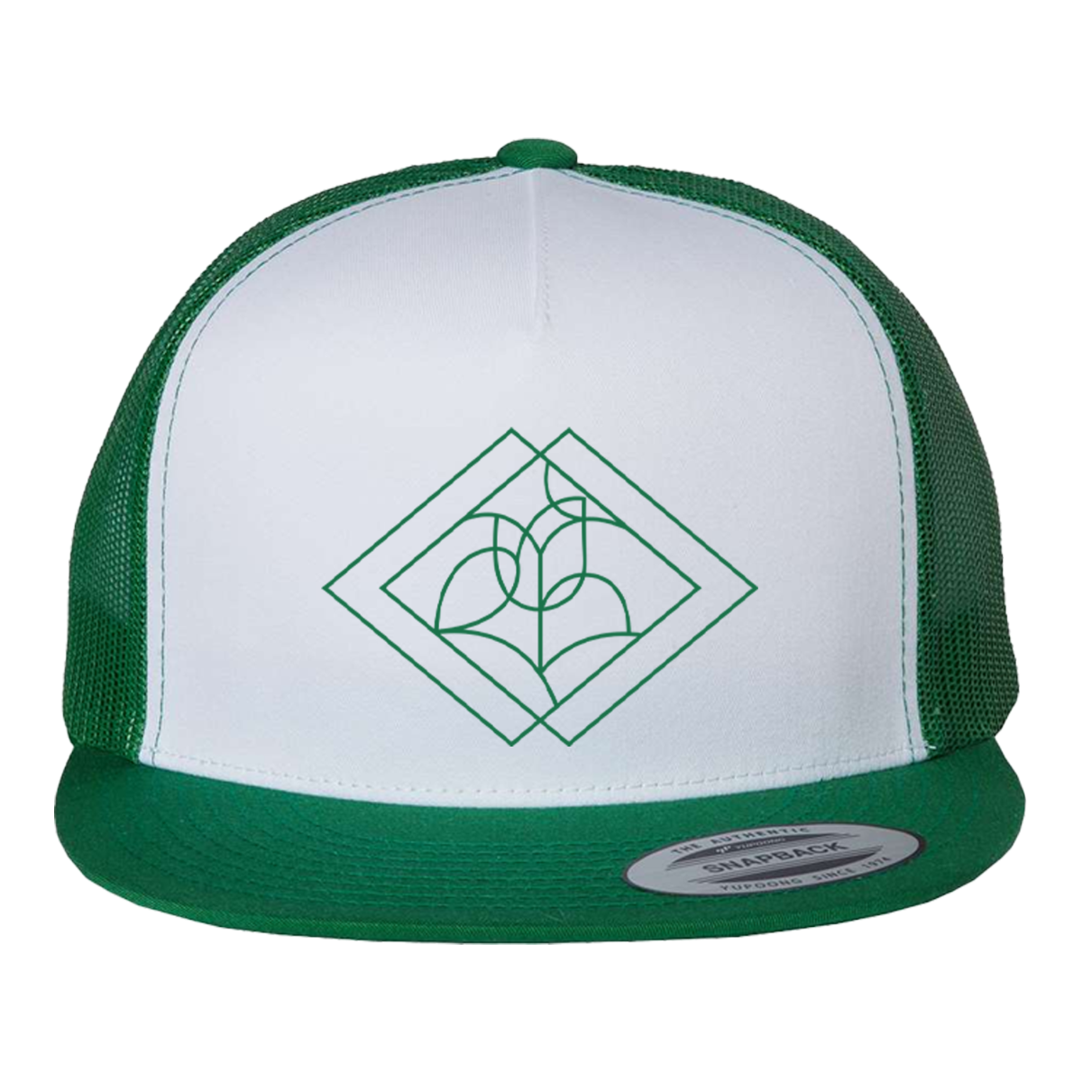 Julie Eddy - Green & White Hat